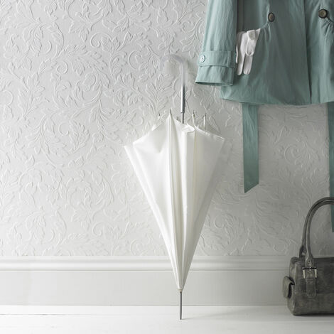 Papier peint à motif floral 1005 x 52cm – Résistant à la lumière – Surface couverte 5 m² – Installation facile avec table à tapisser – Fresco