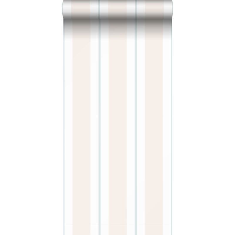 Papier peint à rayures beige clair Sanders&sanders