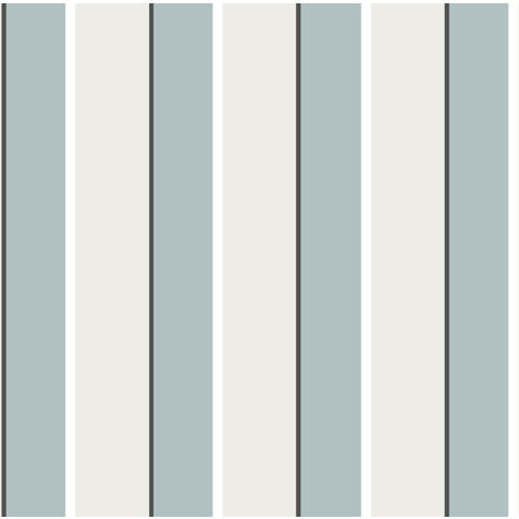 papier peint à rayures bleu gris et beige  - Sanders & Sanders