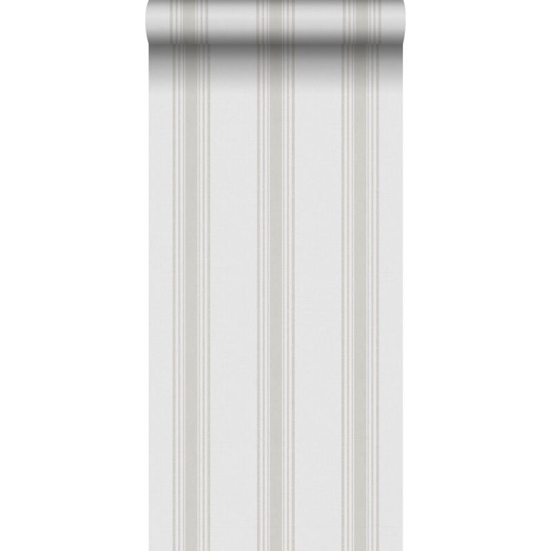 Papier peint à rayures gris Sanders&sanders