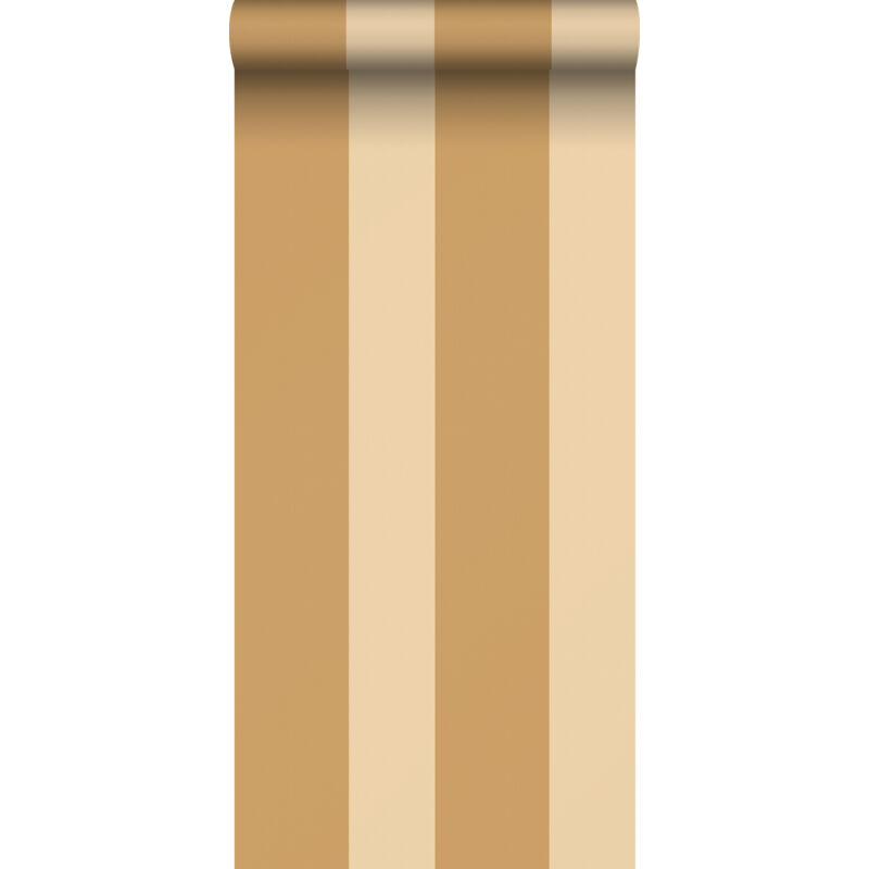 Sanders&sanders - papier peint à rayures jaune foncé et jaune