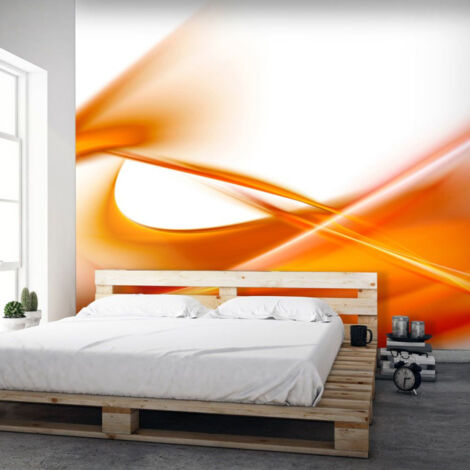 Papier Peint "Abstraction Orange" 231 x 300 cm