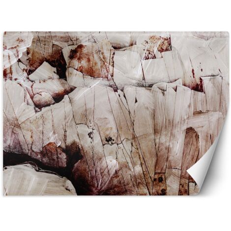 Papier peint Abstrait Texture Beige Marron 100x70