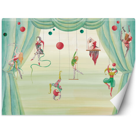 Papier peint Acrobates de cirque 100x70