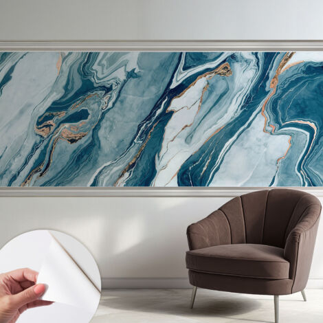 Papier peint adhésif autocollant pour salon chambre à coucher peint imprimé pour mur Élégance minérale 250x104 cm