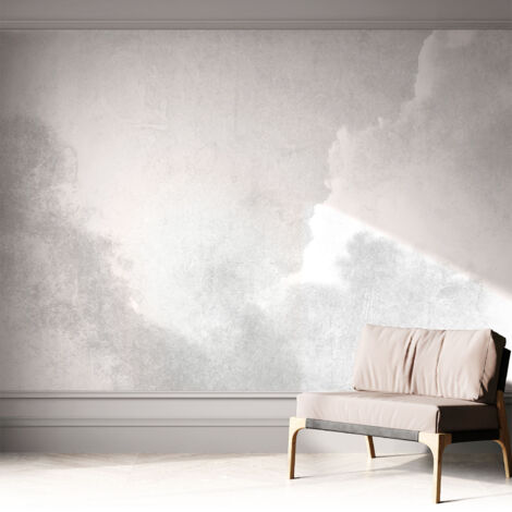Papier peint adhésif autocollant pour salon chambre à coucher peint imprimé pour mur Nuages subtils 312x219 cm