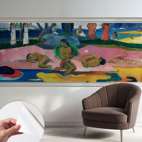 Papier peint adhésif autocollant pour salon chambre à coucher peint imprimé pour mur Repos tropical 250x104 cm