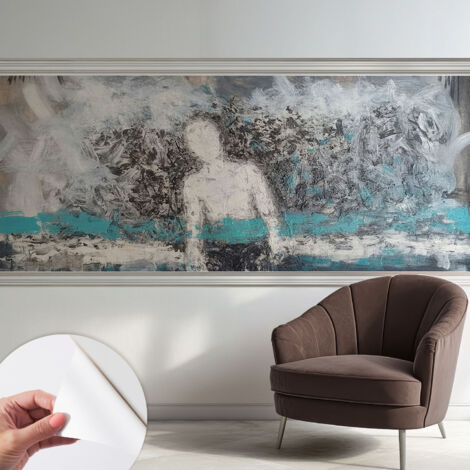 Papier peint adhésif avec colle pour décoration moderne de salon chambre à coucher cuisine et bureau Facile Monde mystérieux 250x104 cm