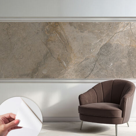 Papier peint adhésif décoratif pour salon chambre et cuisine Facile à poser avec colle Élégance naturelle 250x104 cm