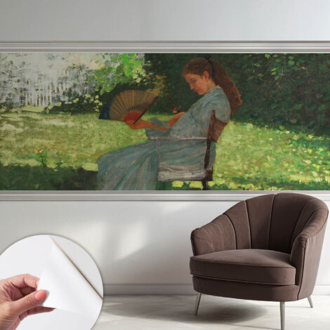 Papier peint adhésif décoratif pour salon chambre et cuisine Facile à poser avec colle Harmonie estivale 250x104 cm