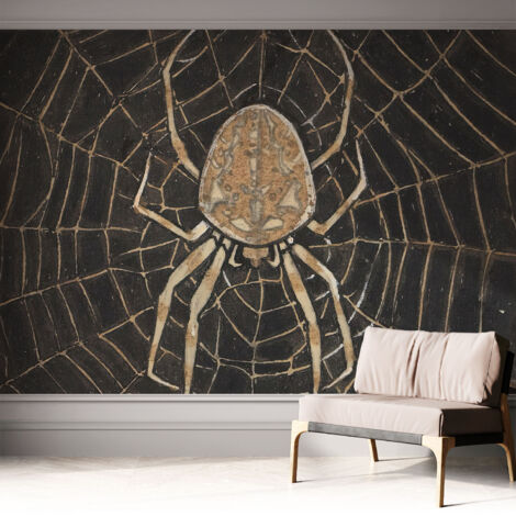 Papier peint adhésif décoratif pour salon chambre et cuisine Facile à poser avec colle Toile d'araignée 312x219 cm