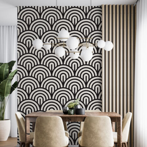 Papier peint - Arches design - 9 LÉS de 60x260 cm - Surface L 540 x H 260 cm