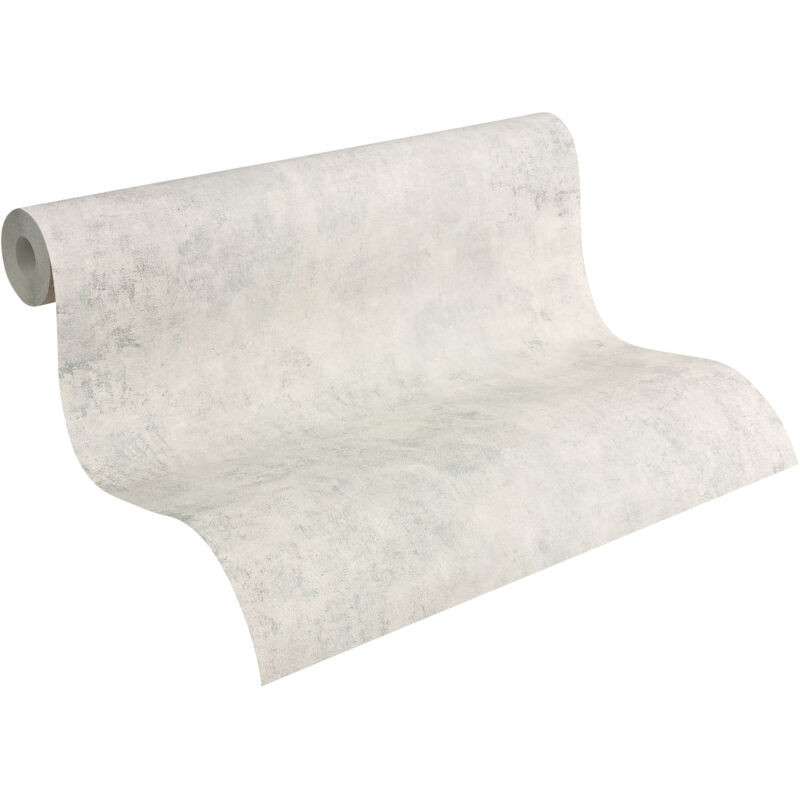 Papier peint gris clair effet béton ciré Tapisserie moderne pour salle à manger tendance Papiers peints modernes effet béton