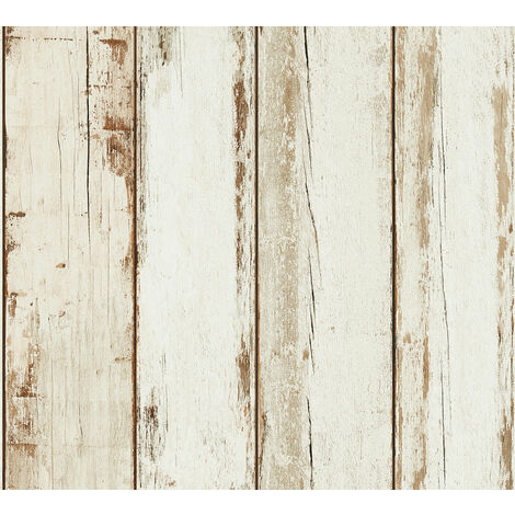 Profhome 368931-GU Papier peint aspect bois lisse mat 5,33 m2