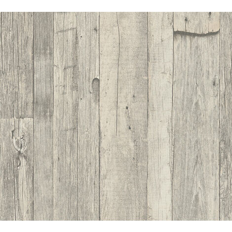 Profhome 959311-GU Papier peint aspect bois lisse mat 5,33 m2