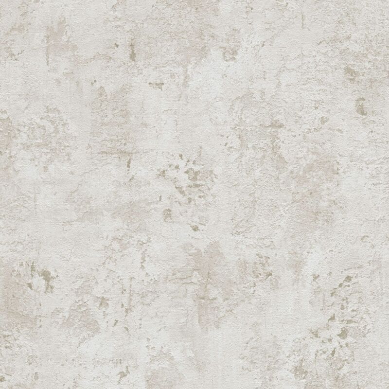 Papier peint aspect crépi Profhome 388231 papier peint intissé gaufré à chaud texturé à l'aspect béton mat crème gris beige 5,33 m2