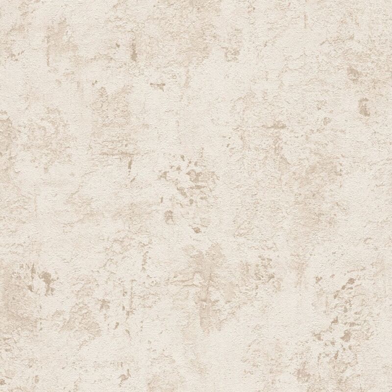 Papier peint aspect crépi Profhome 388236 papier peint intissé gaufré à chaud texturé avec une texture tangible mat crème beige 5,33 m2
