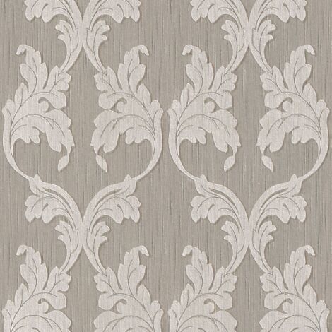 Profhome 956281-GU Papier peint aspect textile texturé mat 5,33 m2