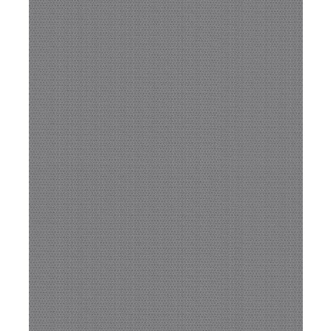 Papier Peint aspect "Trame de Tissu" Gris clair 10mx 0.53 m