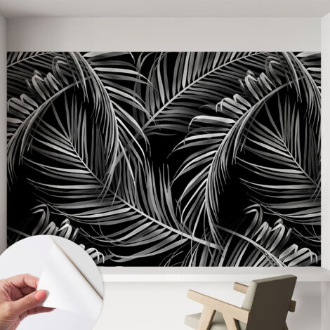 Papier peint autocollant adhésif avec imprimé motifs uniques apparence moderne Motif exotique 152x104 cm