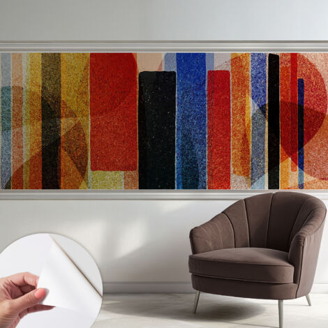 Papier peint autocollant adhésif avec motifs pour salon et chambre accessoire stylé pour votre intérieur Formes géométriques 250x104 cm