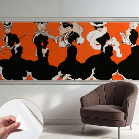 Papier peint autocollant adhésif installation rapide du papier peint durable et résistante Tenues féminines 250x104 cm