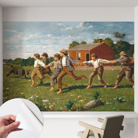 Papier peint autocollant avec imprimé pour cuisine facile à appliquer pour mur a motif Jeu joyeux 152x104 cm