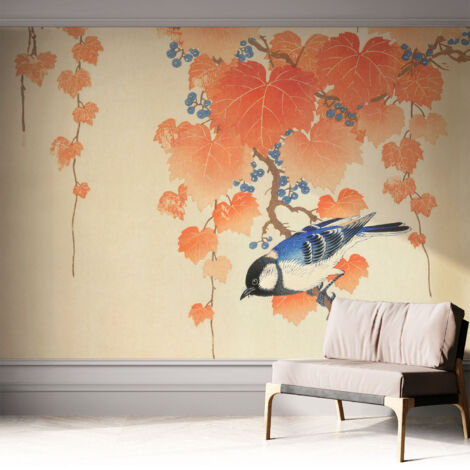Papier peint autocollant avec imprimé pour cuisine facile à appliquer pour mur a motif L'harmonie du vin 312x219 cm