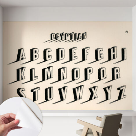 Papier peint autocollant décoratif à motifs pour salon chambre et bureau Tapete adhésif pour décoration Ambiance vintage 152x104 cm