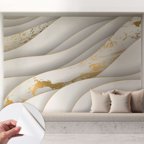 Papier peint autocollant Mural avec colle pour salon et chambre Décoration murale rapide Motifs dynamiques 208x146 cm