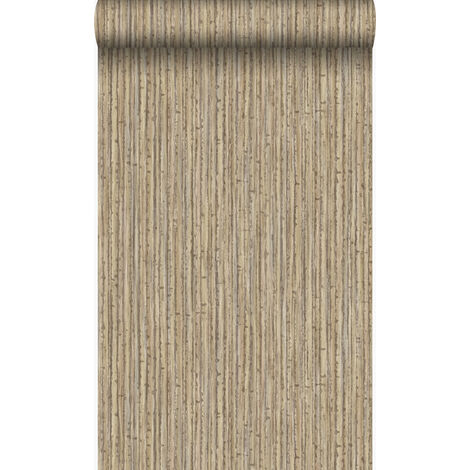 papier peint bambou marron clair - Origin Wallcoverings