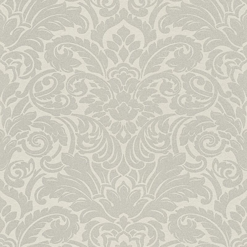 

Papier peint baroque 305451 papier peint intissé légèrement texturé avec des ornements mat argent vert-oxyde-chromique 5,22 m2 - Profhome