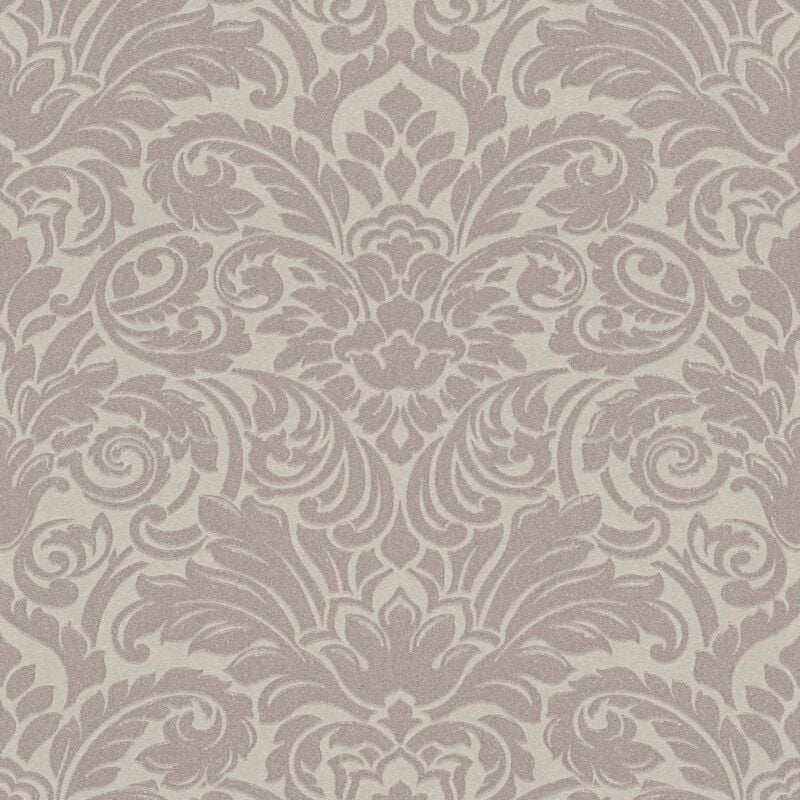 Papier peint baroque Profhome 305452 papier peint intissé légèrement texturé au style baroque mat bronze brun 5,22 m2