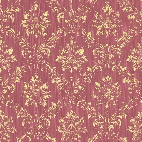 Profhome 306621-GU Papier peint baroque texturé subtilement chatoyant 5,33 m2