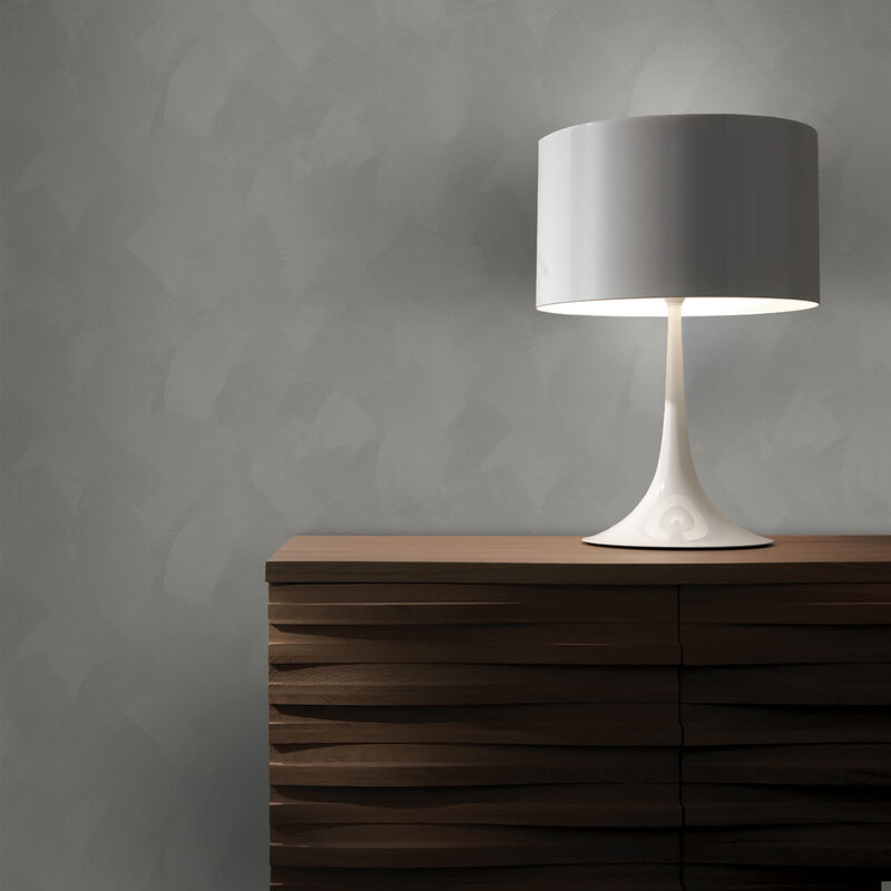 Papier peint intissé Uni Basic Enduit 1005 x 52cm Gris