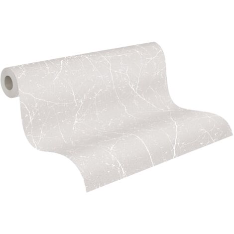 Papier peint beige gris motif branche d'arbre Tapisserie style nordique beige grise chambre adulte Papier peint intissé salon