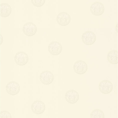 Papier peint beige motif grec Médusa pour salon Tapisserie motif Médusa élégante pour couloir Papier peint moderne pour salon