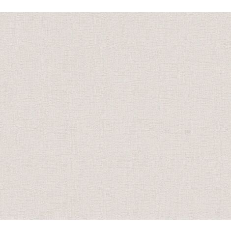 Papier peint beige pour chambre Tapisserie couleur claire texturée pour salon Papier peint uni idéal couloir et bureau