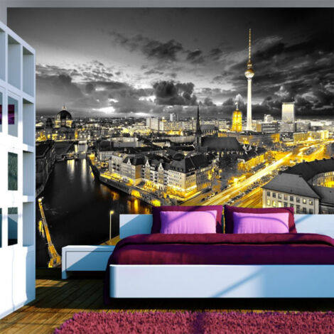 Papier Peint "Berlin at Night" 210 x 300 cm