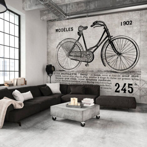 Papier Peint "Bicycle Vintage" 70 x 100 cm