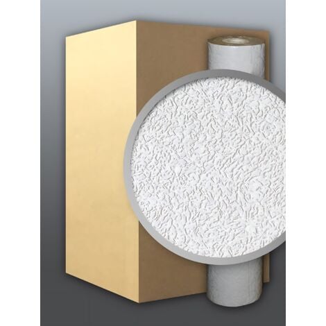 en vinyle blanc effet EDEM 202-40 Papier ingrain 1 rouleau à 15 m 7,95 m2