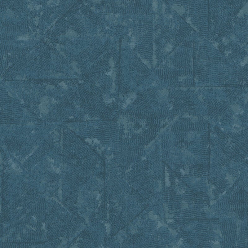 A.s.creations - Papier peint bleu canard moderne pour salon Tapisserie bleu idéale pour entrée Papier peint motif pour chambre adulte