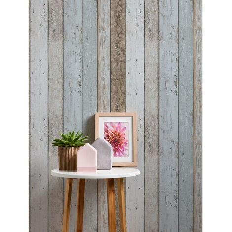 Wallcover Papier peint bois rayures maritime