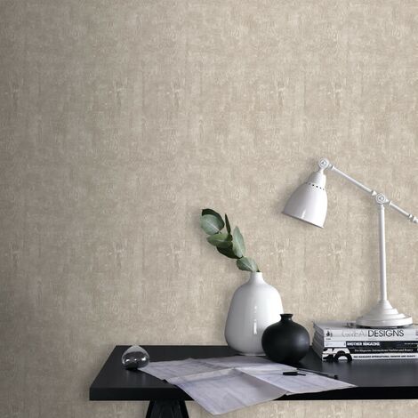 Papier Peint Bois Textur taupe 1005 x 52cm
