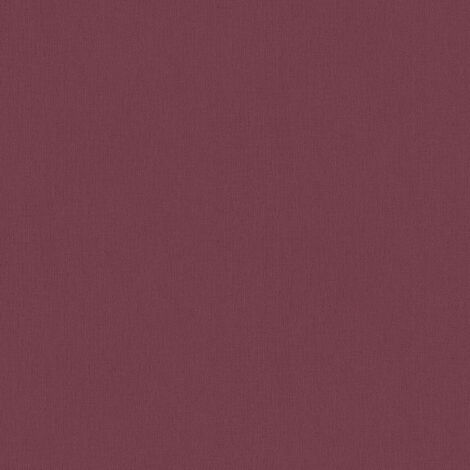 Papier peint bordeaux idéal pour chambre Tapisserie moderne violette foncée intissée Papiers peints effet textile pour cuisine