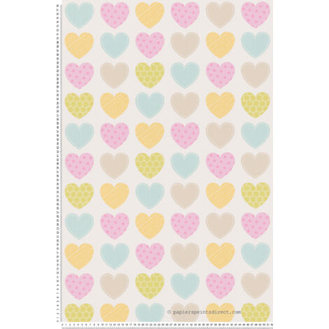 Papier peint Boys & Girls 5 - SP03467 - Les jaunes|Les roses|Multicouleurs