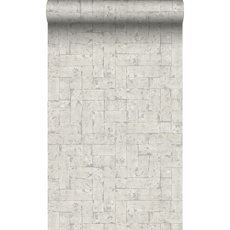 papier peint brique cervine - Origin Wallcoverings