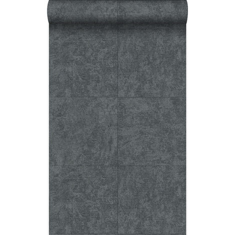 papier peint brique gris foncé  - Origin Wallcoverings