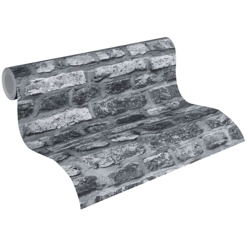 Tapisserie trompe l'oeil brique Papier peint industriel idéal pour salon Papier peint intissé pierre moderne pour cuisine