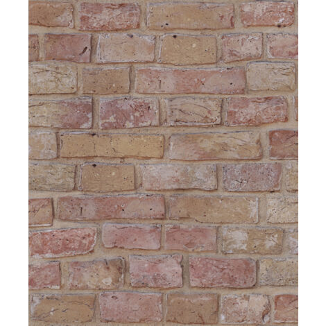 papier peint brique terracotta  - Sanders & Sanders